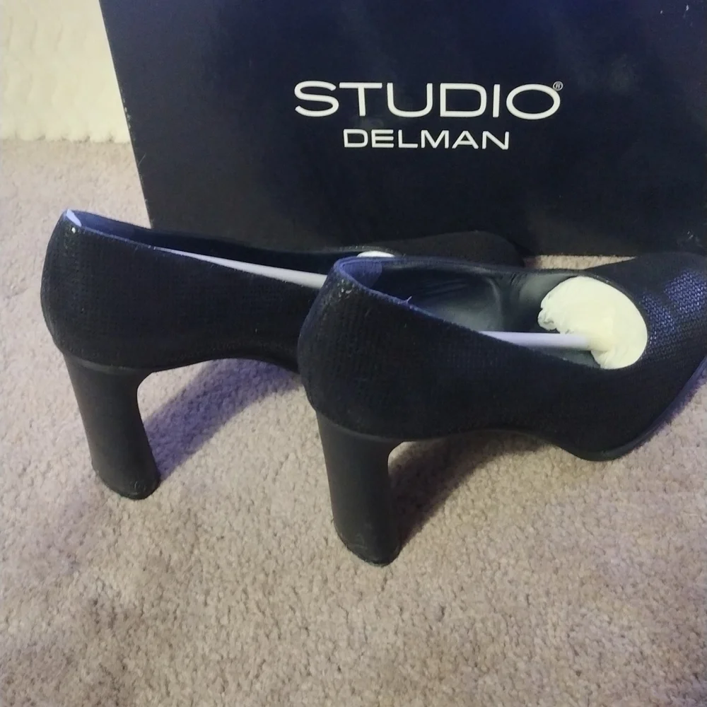 Studio delman lala-swg black soft weave size 7.5m - Picture 5 of 8